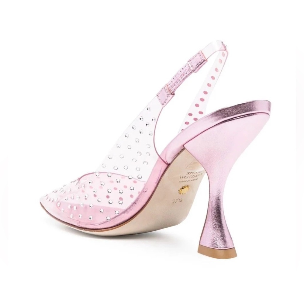 NEW Stuart Weitzman Women's Glam 100 Stiletto Heels XCurve Pumps Shoes 6.5 $595 - Picture 3 of 13